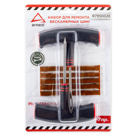 Tubeless Tire Repair Kit Professional 7 Pieces ARNEZI R7950028