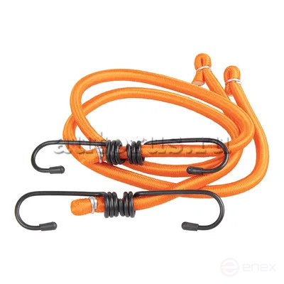 Elastic band for securing cargo 8 mm x 60 cm with metal hooks 2 pcs ARNEZI A0901005