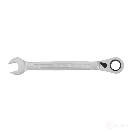Combination wrench with switchable ratchet NORGAU Industrial 13 mm, N7UR-13