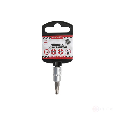 1/4" head with insert PZ3 L=38, ARNEZI R0004203