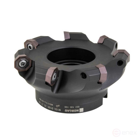 End mill with replaceable plates NORGAU Industrial N100.D100.32.Z7.06