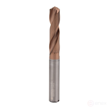 Сверло спиральное NORGAU Industrial по металлу 10 мм, 3xD, VHM/AlCrN/TiSiN