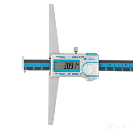 Штангенглубиномер NORGAU Industrial цифровой специальный 0-300 мм, NDD-A