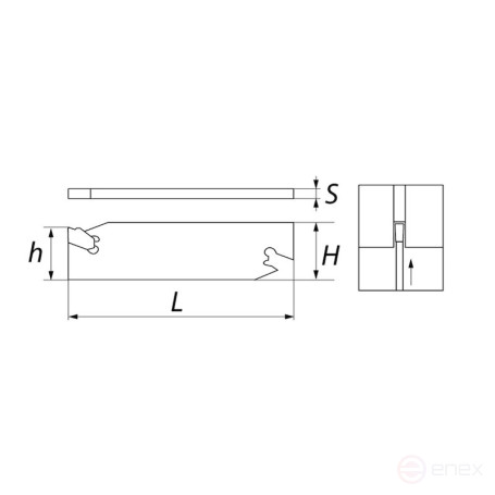 Лезвие отрезное NORGAU Industrial CT-26-3