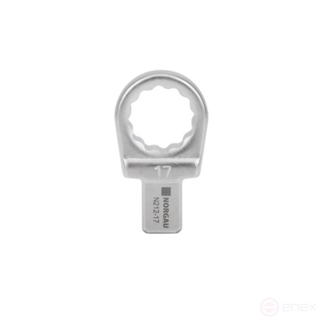 Насадка накидная NORGAU Industrial для динамометрического ключа 17, прямоугольный привод 9х12