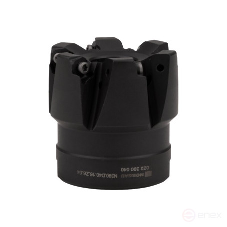 End mill NORGAU industrial with replaceable plates 40 mm, N390.D40.16.Z6.04