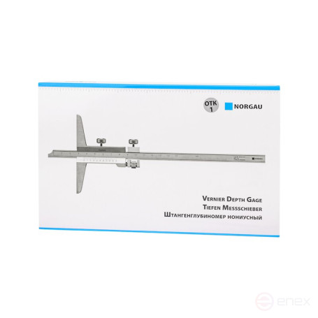 Штангенглубиномер NORGAU Industrial нониусный 0-150 мм, NDV-C