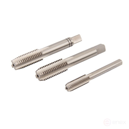 Set of hand taps and dies NORGAU Industrial M3-M12, HSS, 21 pieces