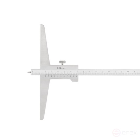 Штангенглубиномер NORGAU Industrial нониусный 0-300 мм, NDV-C