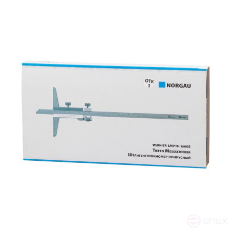 Штангенглубиномер нониусный NORGAU Industrial 0-200 мм, NDV