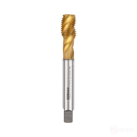 Метчик машинный NORGAU Industrial для глухих отверстий M16, форма C, HSS-E/TiN