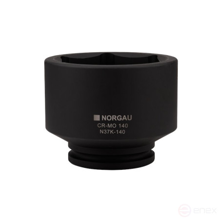 Головка торцевая ударная NORGAU Industrial шестигранная 1.1/2", 140 мм, N37K-140