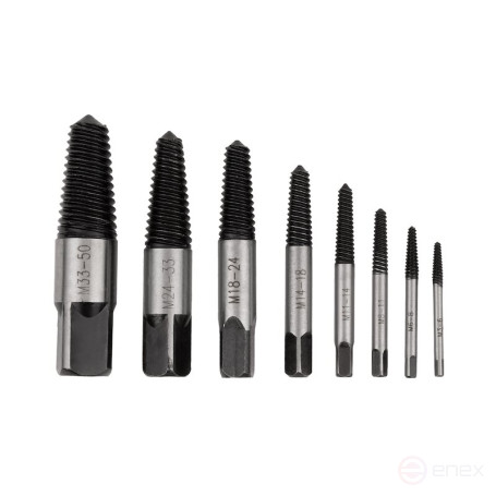 Набор экстракторов NORGAU Industrial M3-М50, 8 предметов