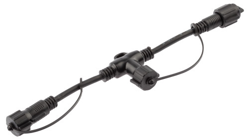 ERA ERAPS-C Garland Connector T-shaped IP65 Rubber Black