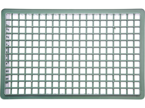 Box p/e 740x465x145 perforated color. green