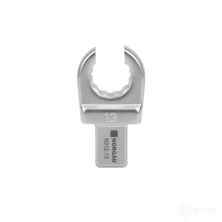 Насадка накидная разрезная NORGAU Industrial для динамометрического ключа 13, прямоугольный привод 9х12