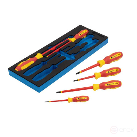 Set of dielectric screwdrivers NORGAU Industrial, 6 pieces, N171-006