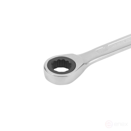 Ключ гаечный комбинированный NORGAU Industrial с трещоткой 11 мм, N7R-11