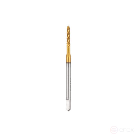 Метчик машинный NORGAU Industrial для глухих отверстий М2, форма C, HSS-E/TiN