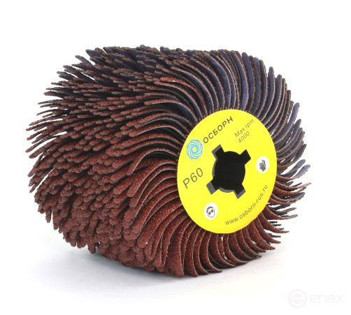 Валик Д110*100*19, абразивная ткань P60 по дереву для щеточных шлиф машин с валом Д19+4 (6-051)