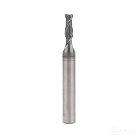 Фреза концевая универсальная NORGAU Industrial по металлу 4х50 мм, Z2, VHM/AlCrSiN