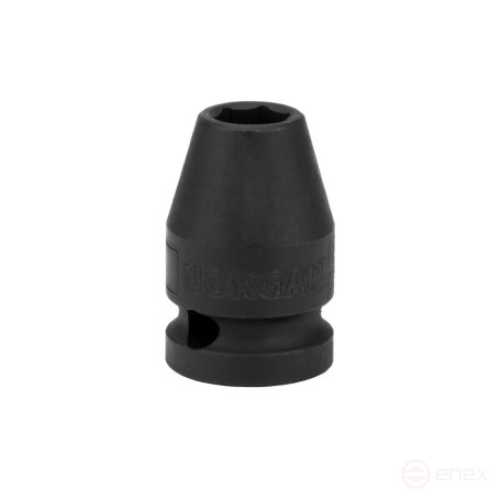 Головка ударная торцевая NORGAU Industrial шестигранная 1/2", 10 мм, N19K-10