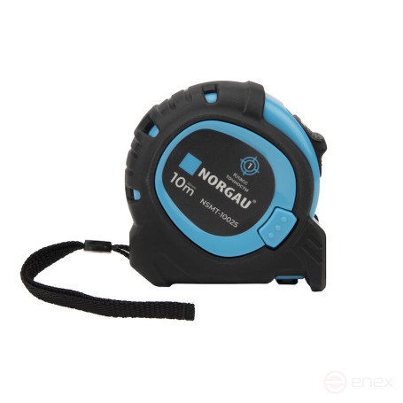 Measuring tape measure NORGAU Industrial 10 m x 25 mm, NSMT-10025