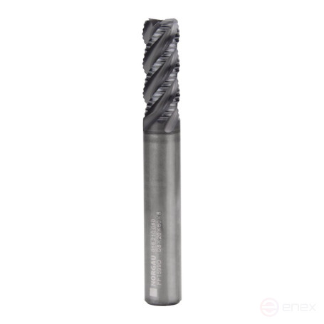 Фреза концевая NORGAU Industrial черновая 8 мм, Z4, VHM/AlCrSiN