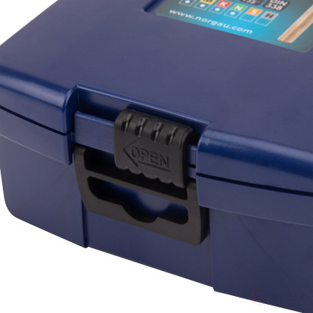 Набор сверл NORGAU Industrial по металлу в футляре 1-13 мм, 25 предметов, HSS-E