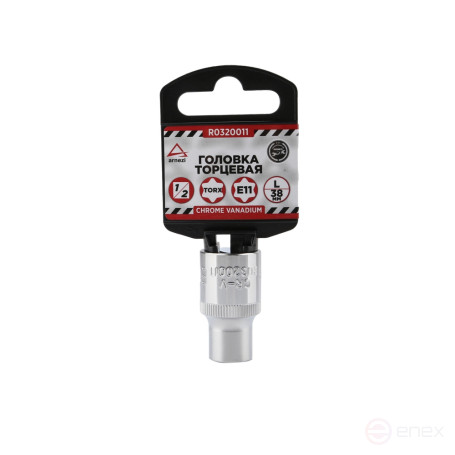 Головка 1/2" внешний TORX Е11 L=38 мм, на холдере ARNEZI R0320011