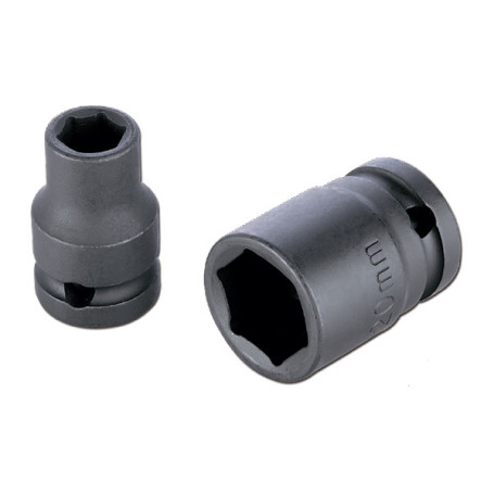 Impact end head 1/2" 22 mm, 6-sided