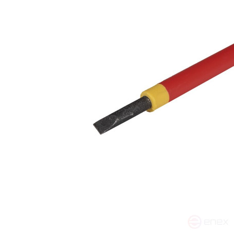 Отвертка диэлектрическая NORGAU Industrial шлицевая 3.0х100 мм, N171