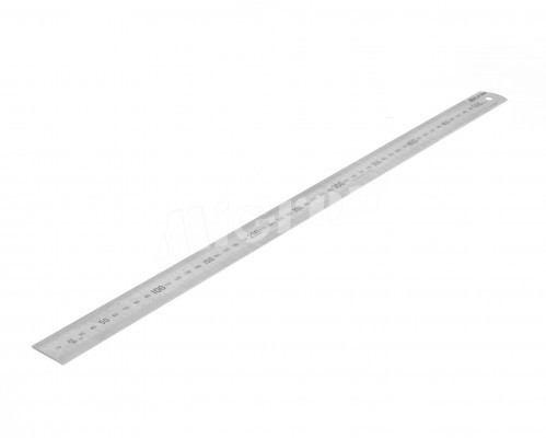 Measuring ruler 500x30mm metal with verification