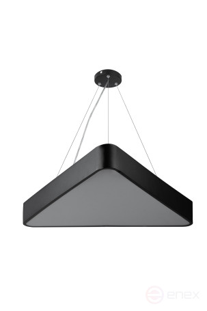 Светильник LED ЭРА Geometria SPO-152-B-40K-048 Delta 48Вт 4000К 3500Лм IP40 800*800*80 черный подвесной