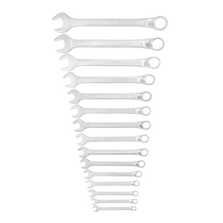 Набор комбинированных гаечных ключей NORGAU Industrial NBS7ВМ215, 15 предметов