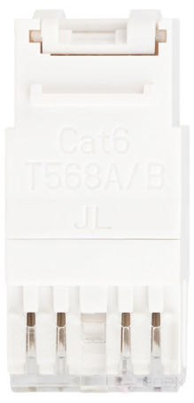 Люк ЭРА ОФИС 18-8002-01 Коннектор RJ45 CAT6 UTP Keystone цвет белый