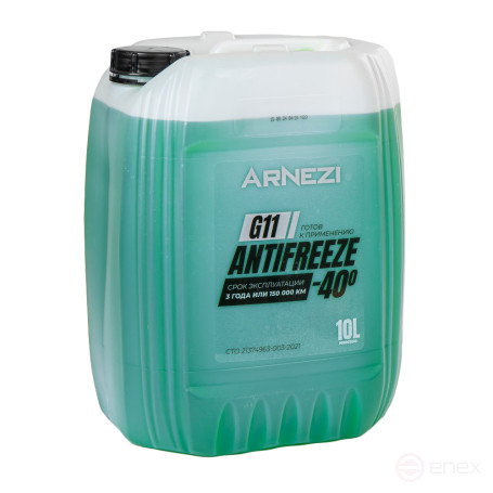 Antifreeze ARNEZI Green G11 ready -40 green 10 L N0001010
