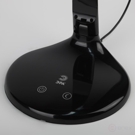 Настольный светильник ЭРА NLED-482-10W-BK светодиодный с ночником черный