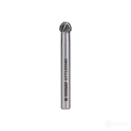 Borehole carbide NORGAU Industrial spherical 8 mm, shape D, ALU