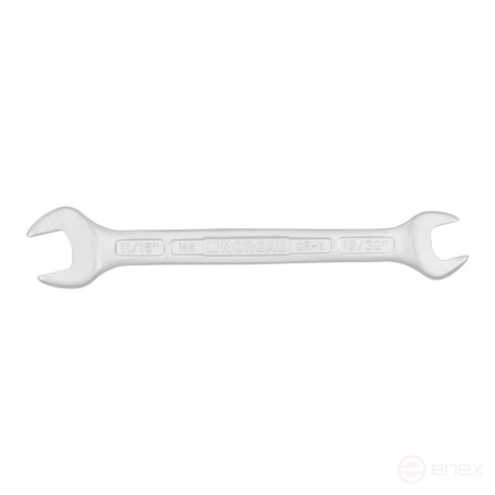 Ключ дюймовый рожковый двусторонний NORGAU Industrial 19/32х11/16", N6-19/32х11/16