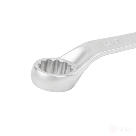 Ключ гаечный комбинированный NORGAU Industrial изогнутый 19 мм, N7B-19