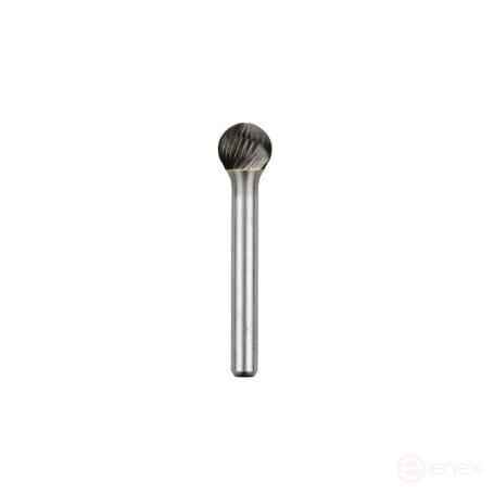 Carbide borehole NORGAU Industrial spherical 12 mm, shape D, SCM