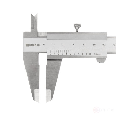 Штангенциркуль нониусный NORGAU Industrial 0-200 мм, NCV-2005