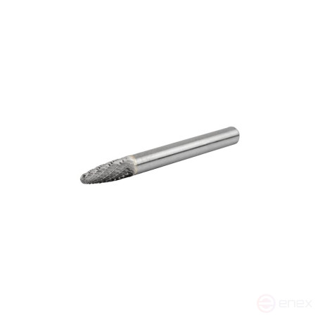 Борфреза твердосплавная NORGAU Industrial параболическая 6 мм, R1.5, форма F, DCM