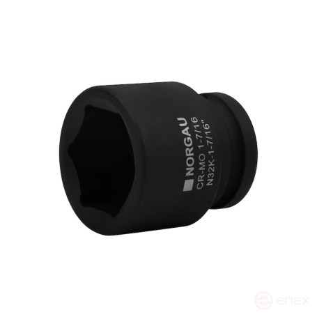 Головка торцевая ударная NORGAU Industrial шестигранная 3/4", 1.7/16", N32K-1.7/16