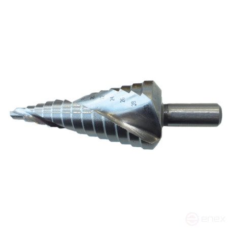 NORGAU industrial stepped metal drill with 6-30 mm screw groove, HSS-E