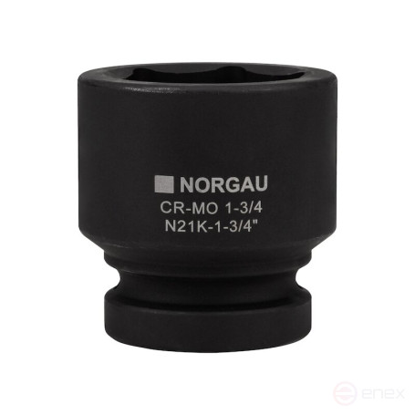 Головка торцевая ударная NORGAU Industrial шестигранная дюймовая 1", 1.3/4", N21K-1.3/4