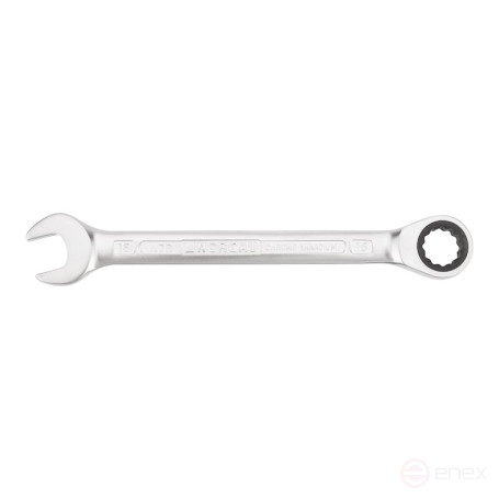 Ключ гаечный комбинированный NORGAU Industrial с трещоткой 16 мм, N7R-16