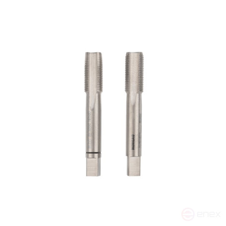 Set of hand taps NORGAU Industrial MF12x1, HSS, 2 pieces