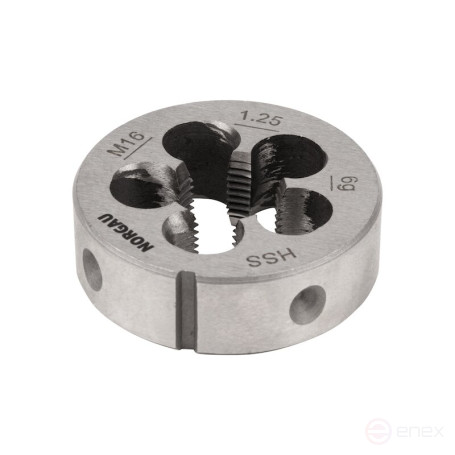 Плашка NORGAU Industrial по металлу MF16x1.25 мм, HSS